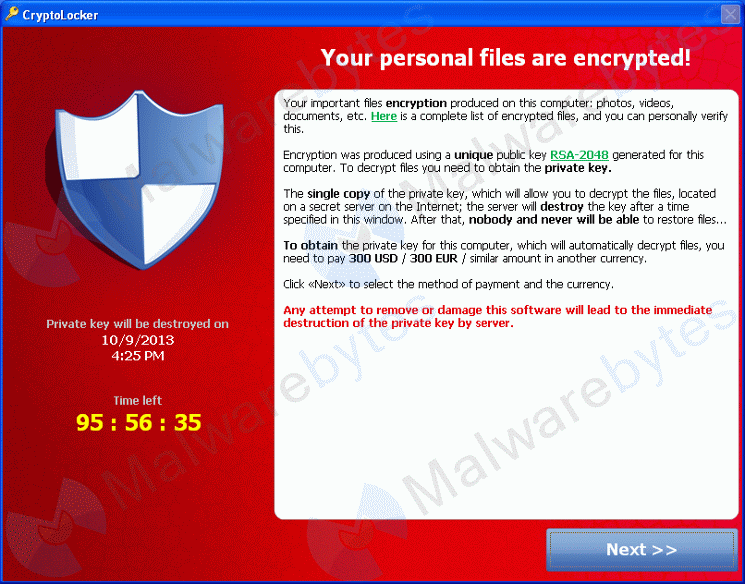 cryptolocker malware