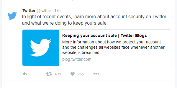 twitter data not breached