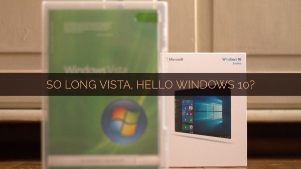 Windows Vista and Windows 10 installation media