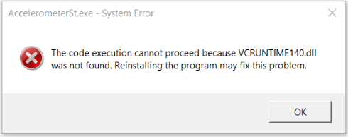 system error message